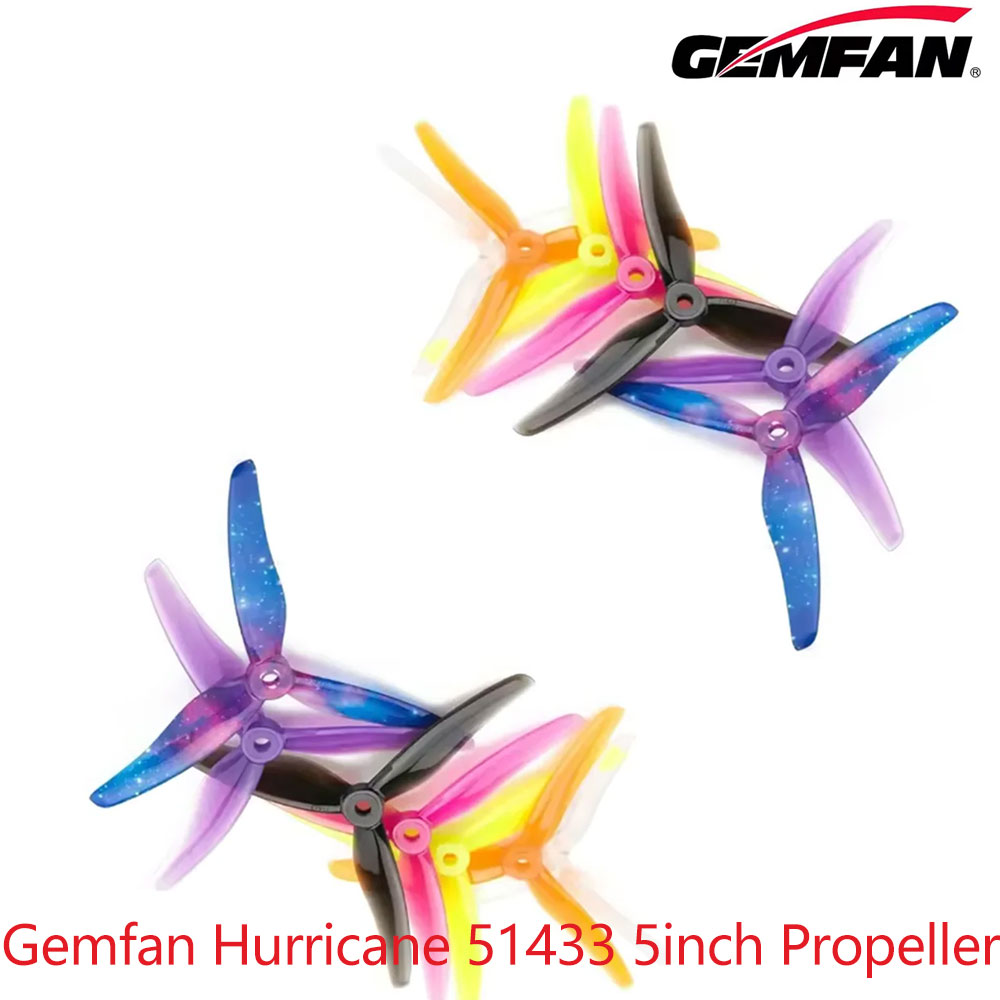 Drone Propeller - 12Pairs Gemfan Hurricane 51433 5inch 5.1X3.5X3