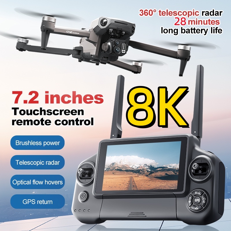 8K 3 Axis Gimbal Brushless 7.2 - đánh giá và giá Drone Gps Mount