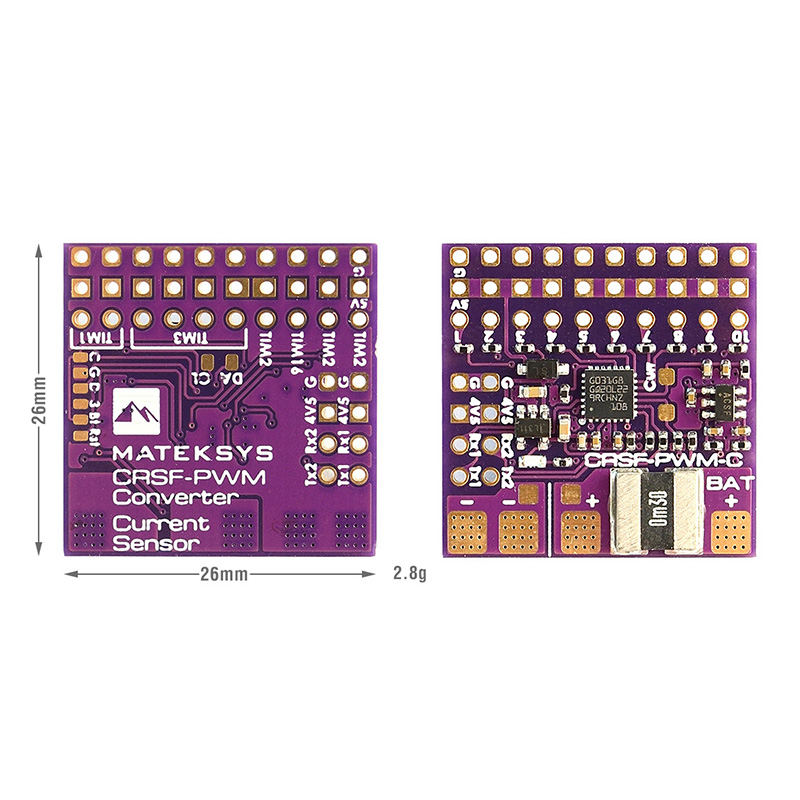 Matek CRSF Để PWM Chuyển Đổi C - đánh giá và giá Tbs Fpv Crossfire