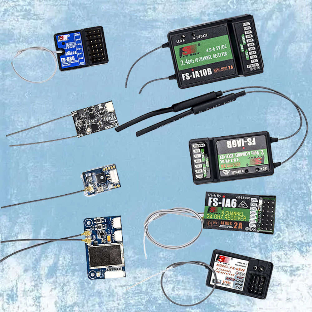 Flysky RC Receiver FS-IA6 IA6B - đánh giá và giá Drone Battery