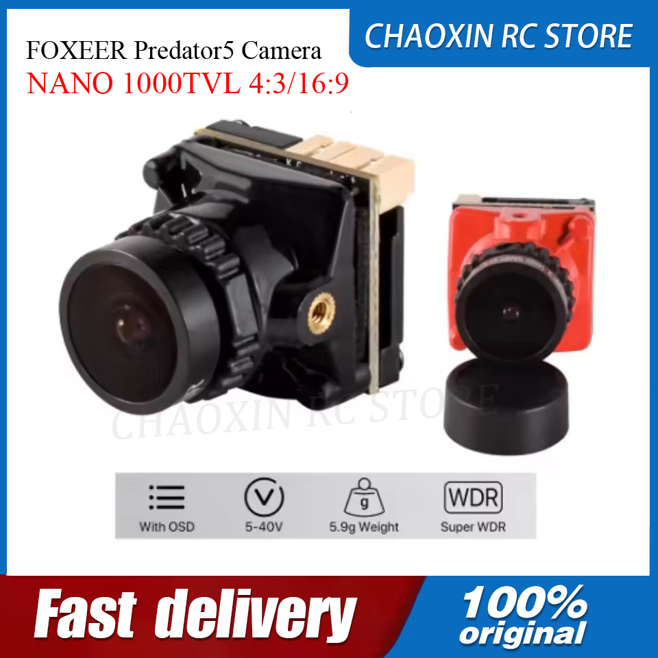 FOXEER Predator5 Camera NANO 1 - đánh giá và giá Drone Battery