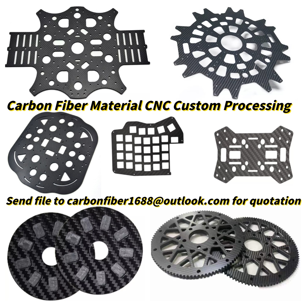 Carbon Fiber Sheet Plate Proce - đánh giá và giá Drone Arm