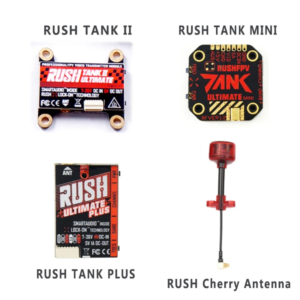 RUSH TANK Ultimate II/Mini/PLU - đánh giá và giá Drone Frame